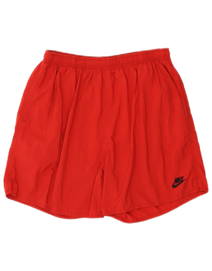 Nike Mens Sport Shorts UK 34/36 Large  Red Nylon