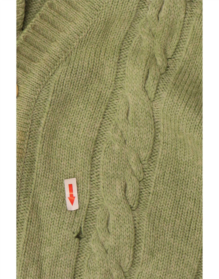 Malagrida Mens Cardigan Sweater Medium Green