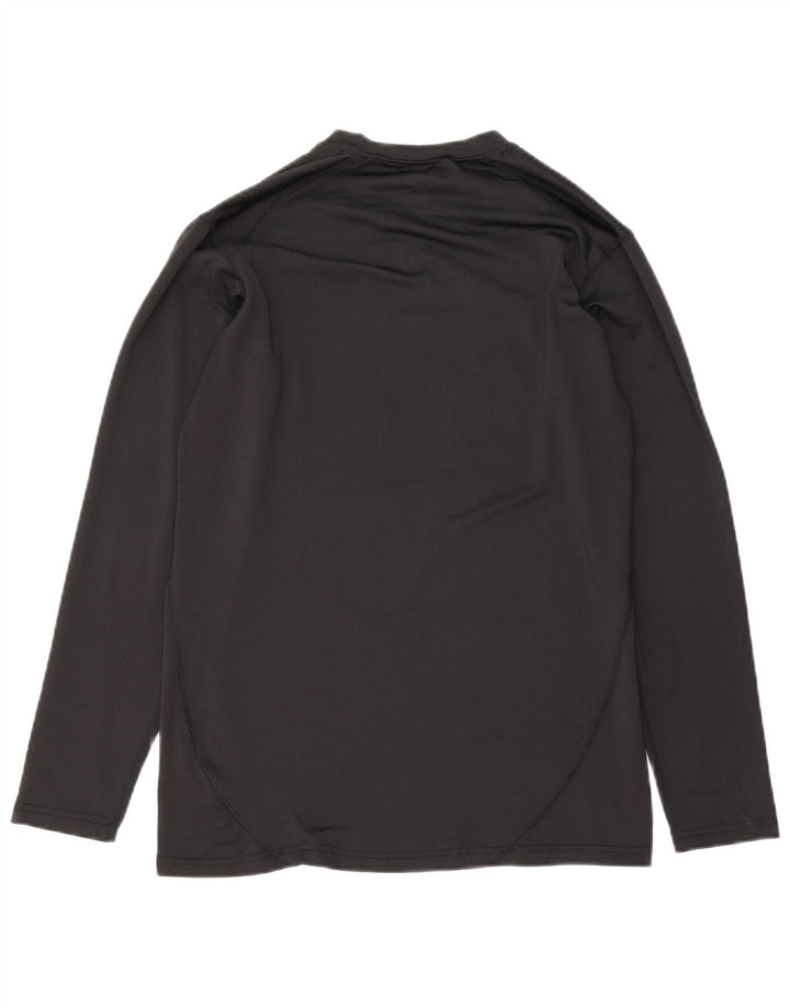 Reebok Mens Top Long Sleeve Small Black Polyester
