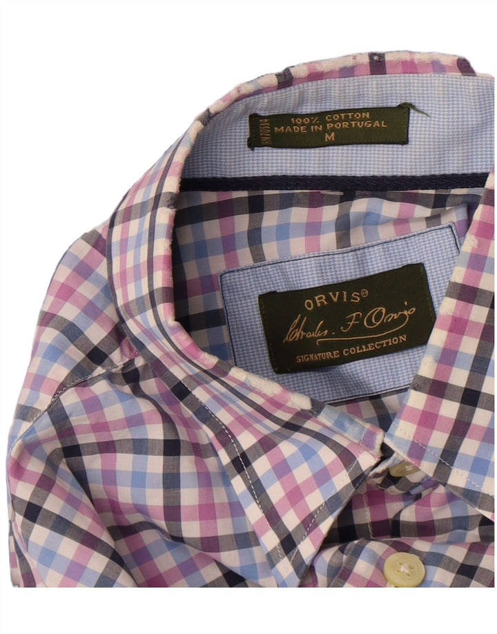 Orvis Mens Shirt Medium Multicoloured Gingham