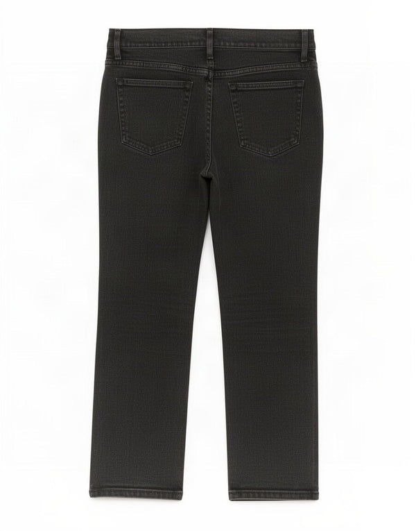 Wrangler Mens Texas Straight Jeans W38 L32 Black Cotton