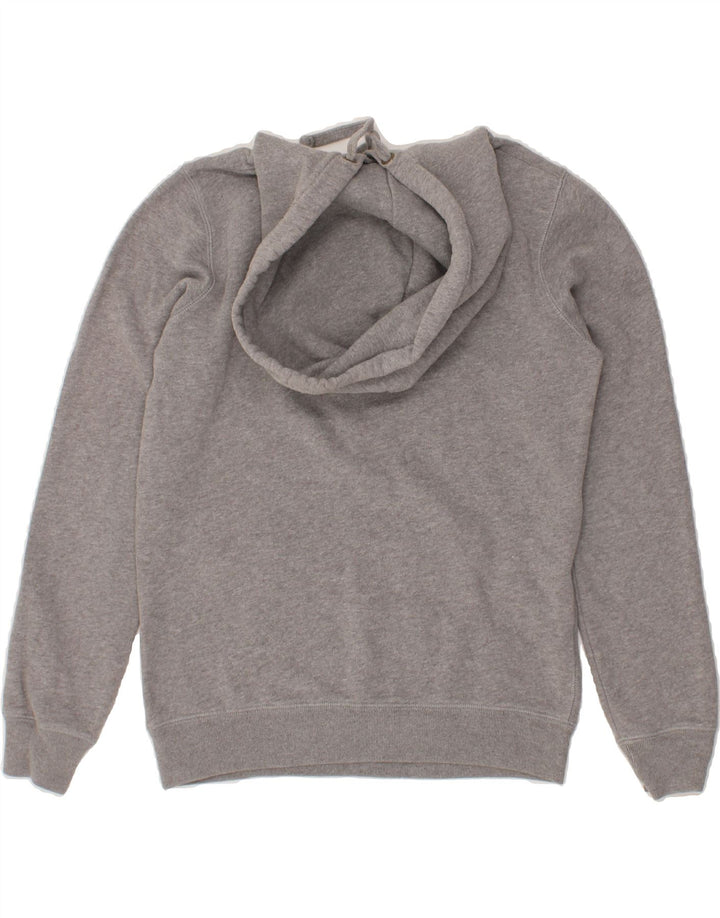 JACK WILLS Womens Graphic Hoodie Jumper UK 8 Small Grey Vintage Jack Wills and Second-Hand Jack Wills from Messina Hembry 