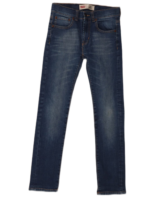 Levi's Girls 510 Skinny Jeans 11-12 Years W26 L27 Blue Cotton