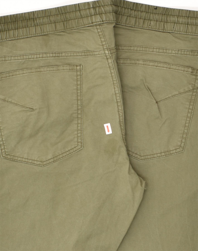 JACK & JONES Womens Anti Fit Joggers Chino Trousers W38 L27 Khaki | Vintage Jack & Jones | Thrift | Second-Hand Jack & Jones | Used Clothing | Messina Hembry 