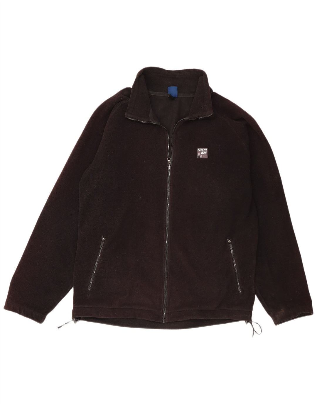 Sprayway Mens Fleece Jacket UK 40 Large Black Polyester