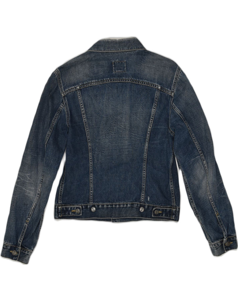 GAS Mens Street Mood Denim Jacket UK 38 Medium Blue Cotton | Vintage Gas | Thrift | Second-Hand Gas | Used Clothing | Messina Hembry 