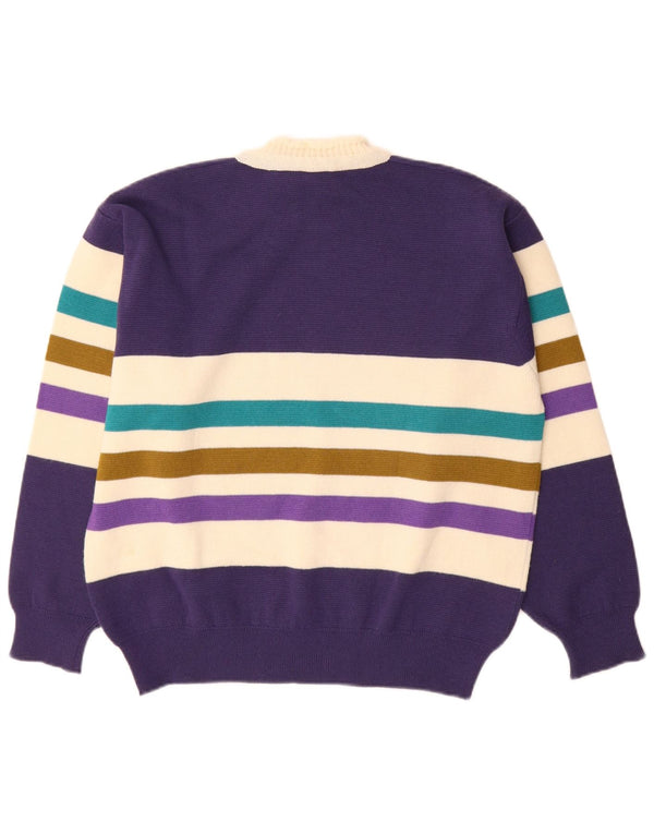 AUSTRALIAN L'ALPINA Womens Turtle Neck Jumper Sweater IT 46 Large Purple