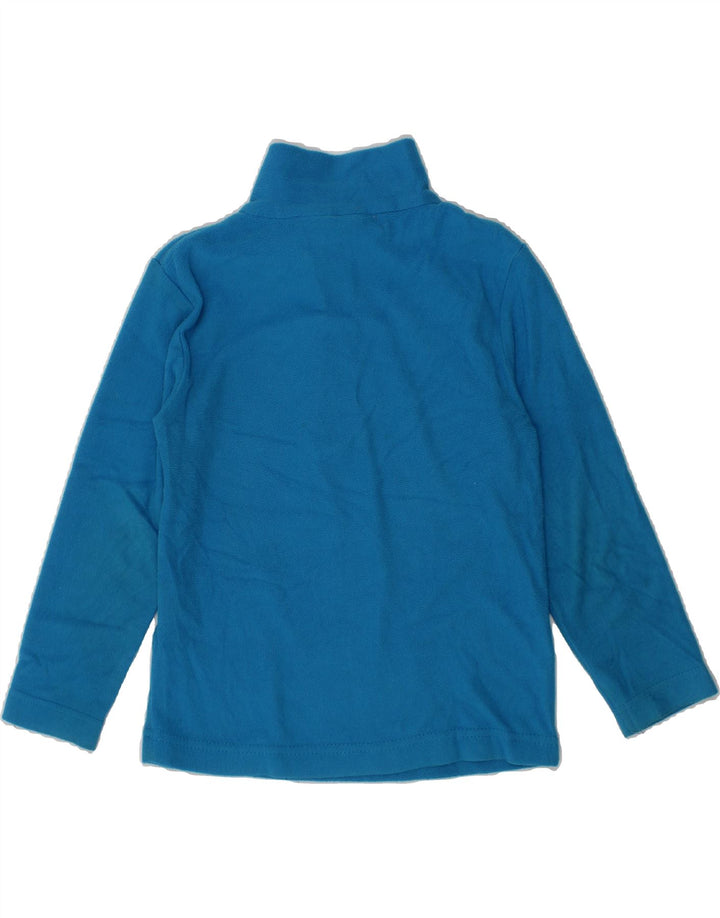 MOUNTAIN WAREHOUSE Boys Zip Neck Fleece Jumper 3-4 Years Blue Polyester Vintage Mountain Warehouse and Second-Hand Mountain Warehouse from Messina Hembry 