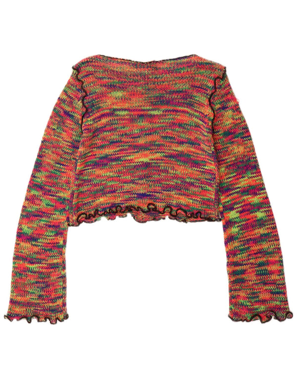 Urban Outfitters Girls Boat Neck Jumper Sweater 11-12 Years XL Multicoloure