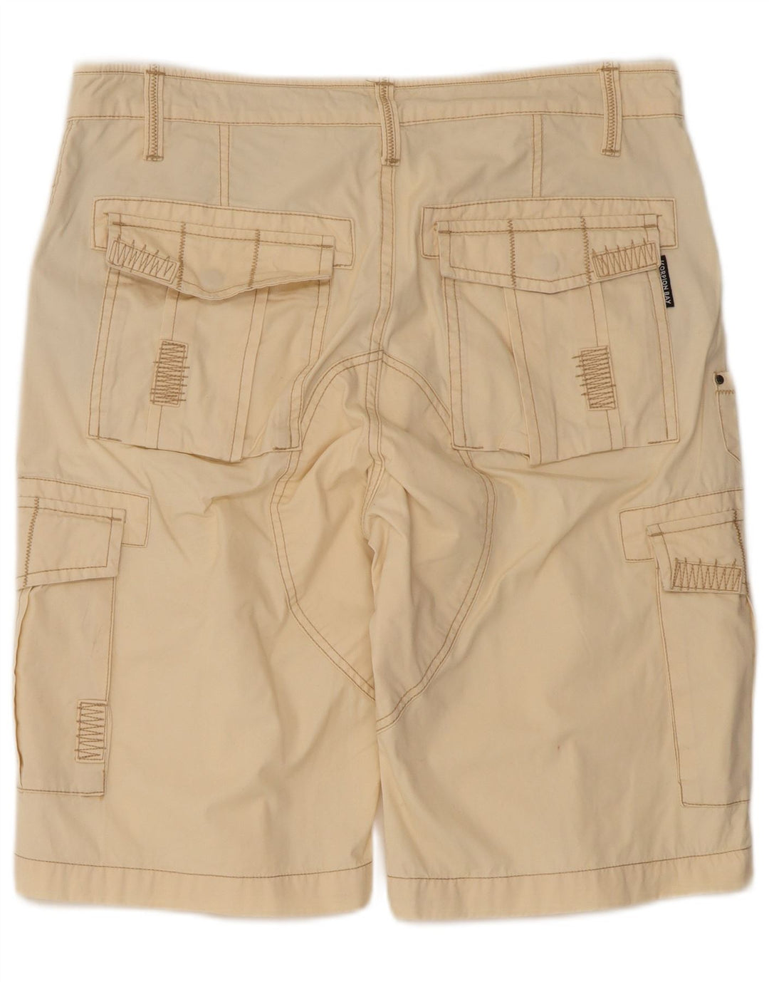 SCORPION BAY Mens Cargo Shorts W33 Medium Beige Cotton