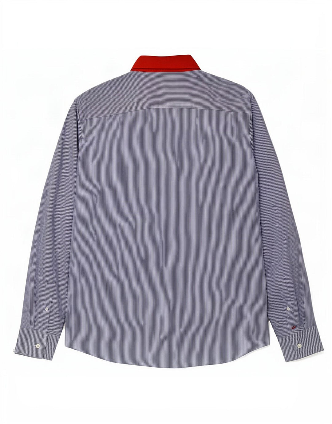 Calvin Klein Mens Shirt Large Blue Pinstripe Cotton