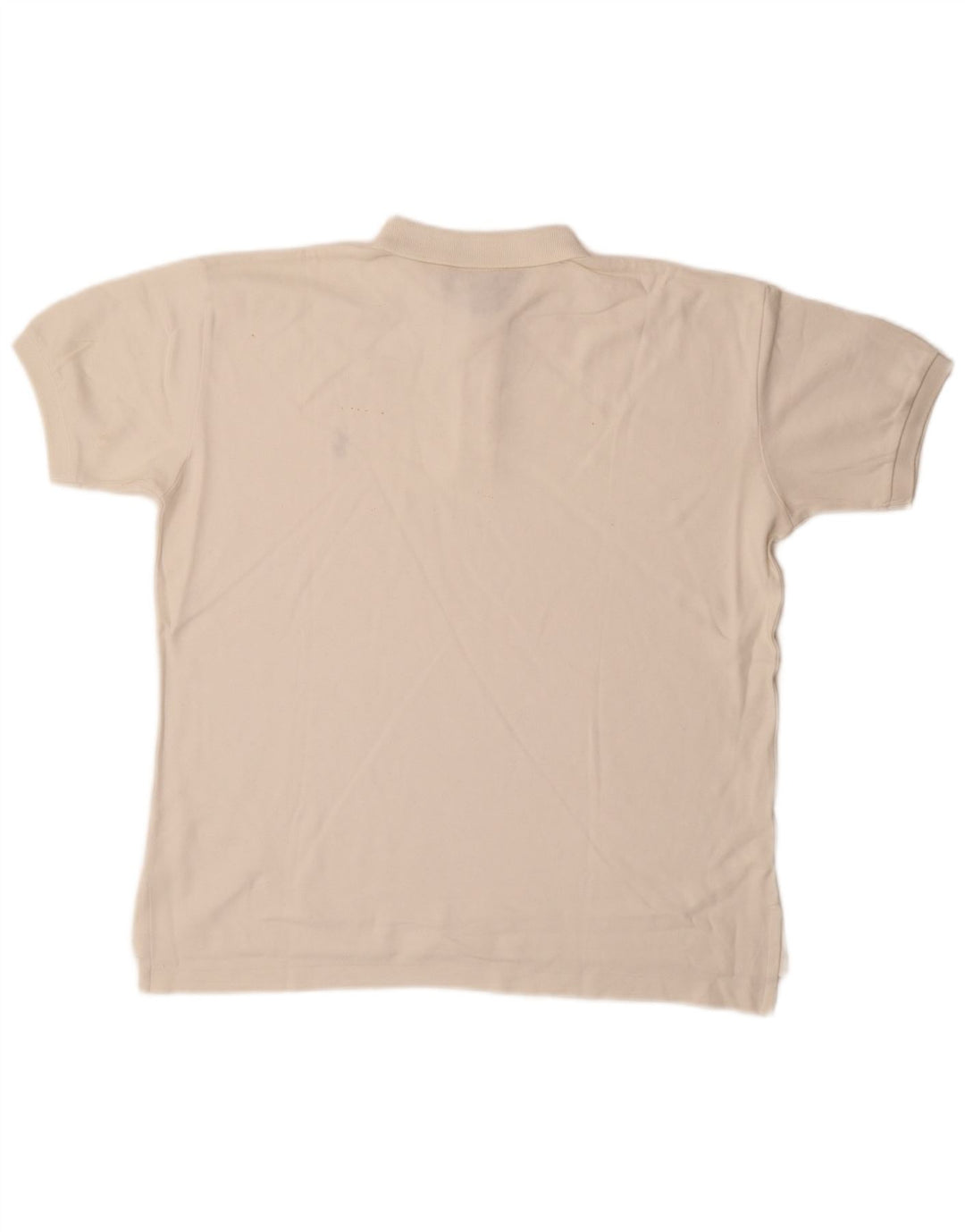 Ralph Lauren Mens Polo Shirt Medium White Cotton