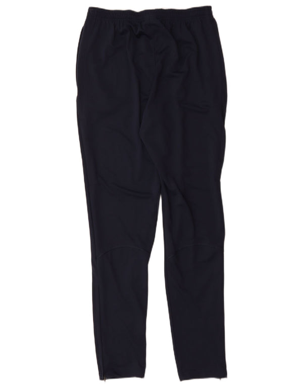 Nike Mens Dri Fit Tracksuit Trousers Small Navy Blue Polyester