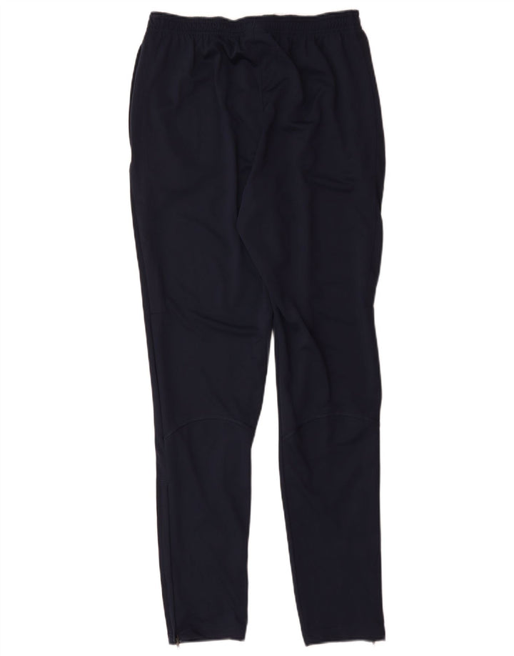 Nike Mens Dri Fit Tracksuit Trousers Small Navy Blue Polyester