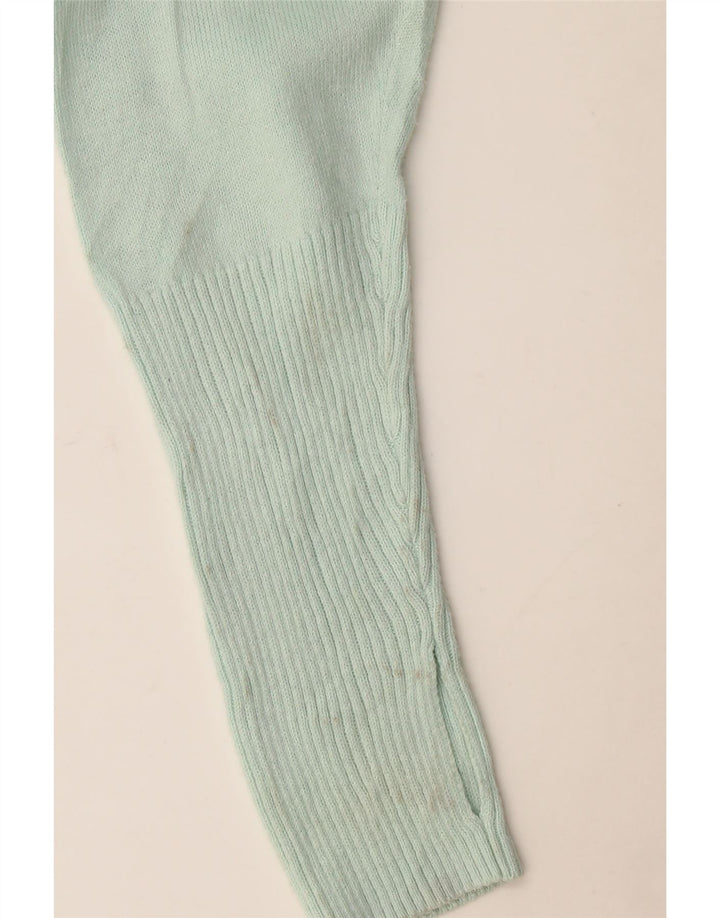 Athleta Womens Hooded Oversized Jumper Sweater UK 16 Large Turquoise