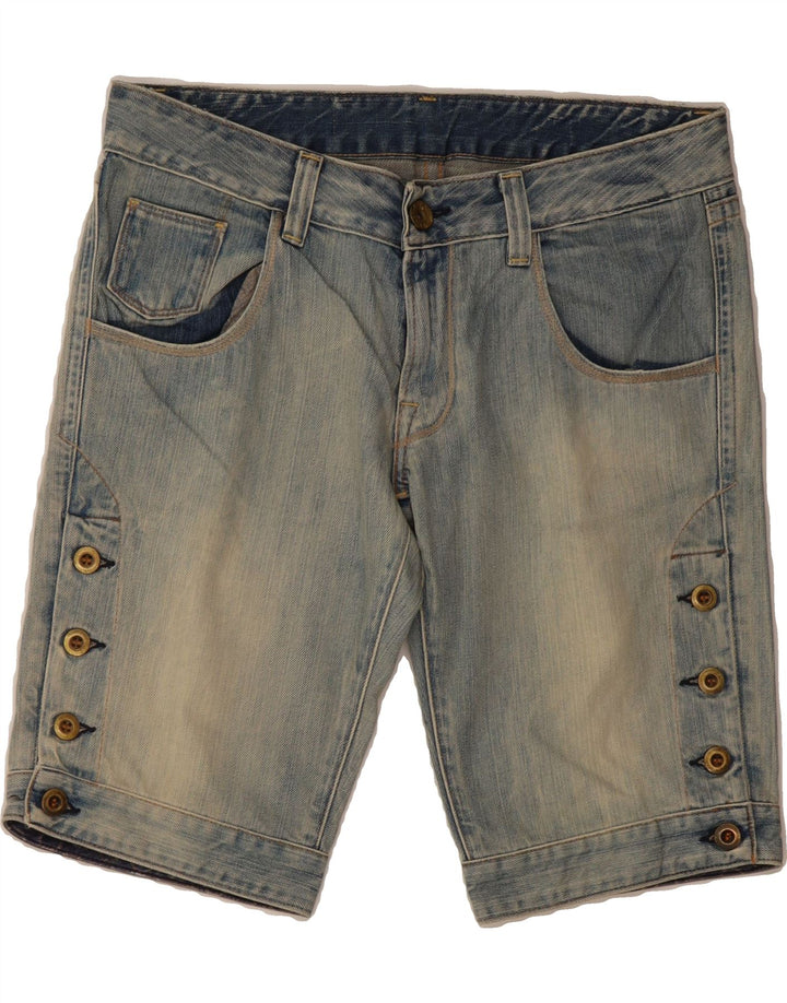 REPLAY Womens Bermuda Denim Shorts W30 Medium Blue Cotton Vintage Replay and Second-Hand Replay from Messina Hembry 