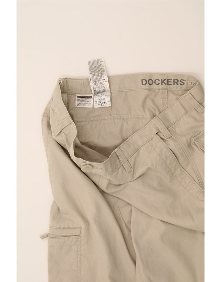 DOCKERS Mens Cargo Trousers W36 L30 Beige Cotton Vintage Dockers and Second-Hand Dockers from Messina Hembry 