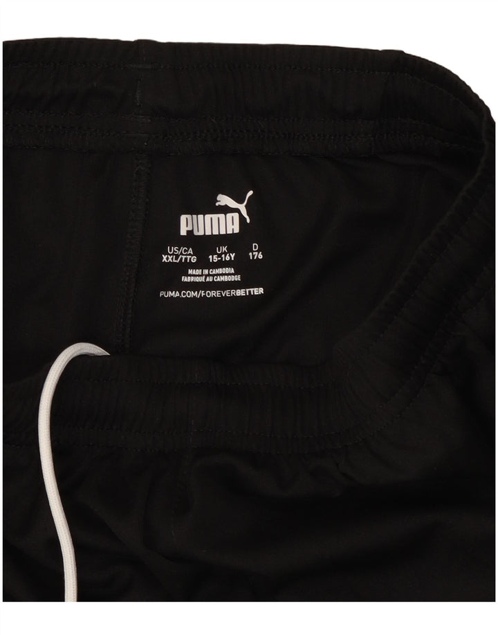 Puma Boys Sport Shorts 15-16 Years  Black Polyester