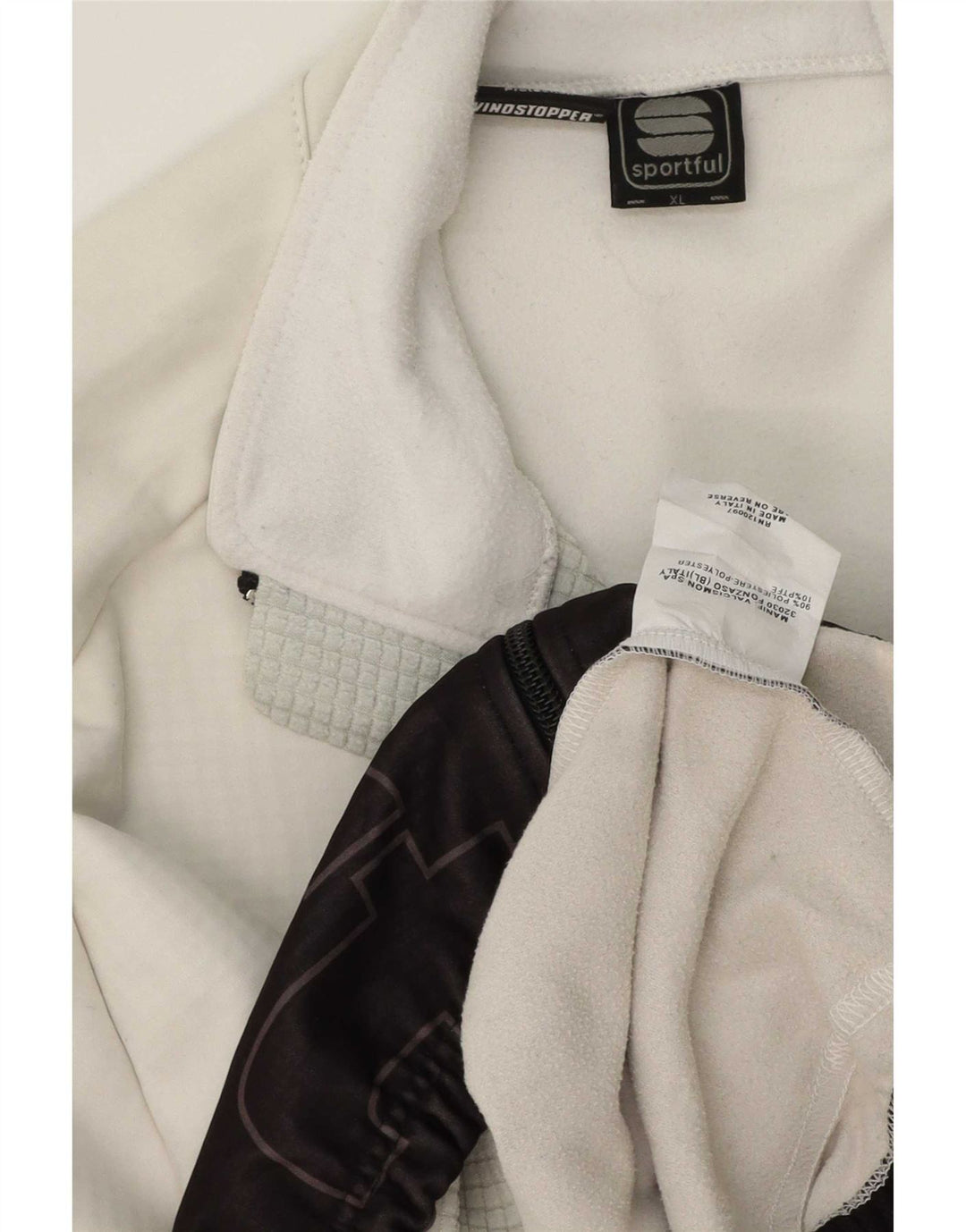 Sportful Mens Graphic Tracksuit Top Jacket XL White Colourblock Polyester