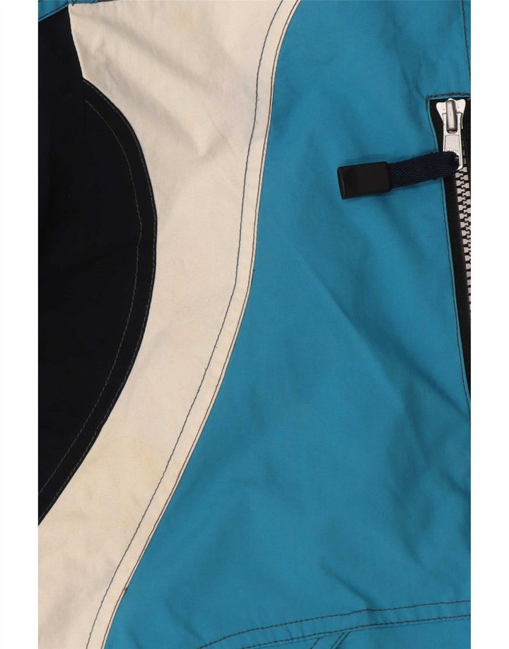 Colmar Mens Hooded Ski Jacket EU 42 XS Blue Colourblock