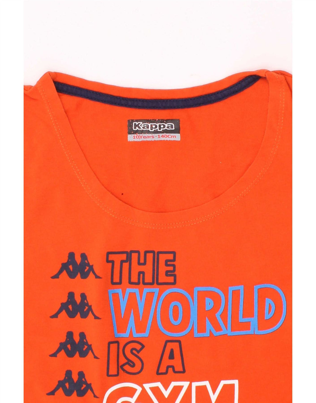 Kappa Boys Graphic Vest Top 9-10 Years Orange
