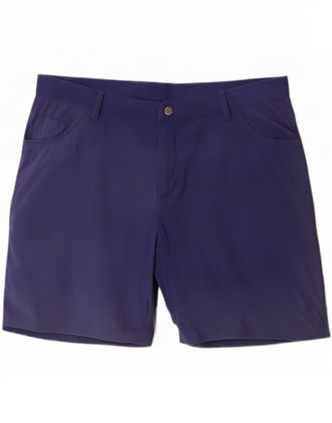 Adidas Mens Casual Shorts W36 Large Blue Nylon