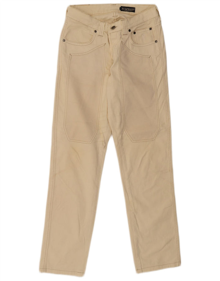 Jeckerson Mens Straight Jeans W30 L30 Beige