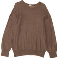 Marz Womens Boat Neck Jumper Sweater UK 16 Large Brown