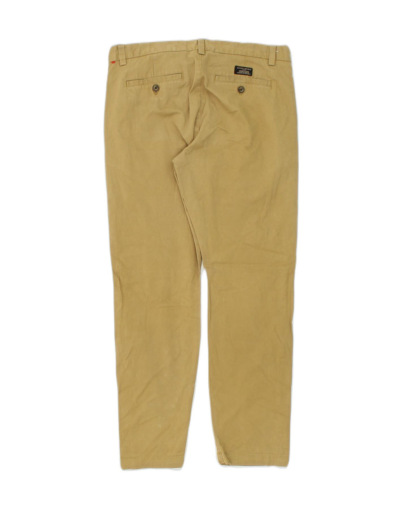 BANANA REPUBLIC Mens Fulton Skinny Chino Trousers W33 L30 Beige Cotton | Vintage Banana Republic | Thrift | Second-Hand Banana Republic | Used Clothing | Messina Hembry 