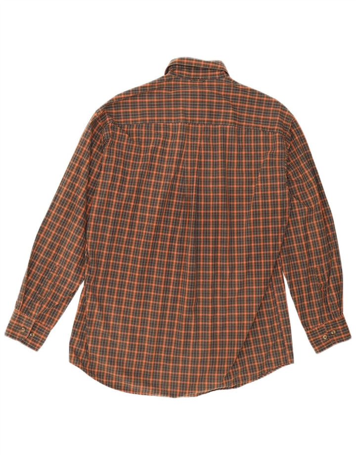 Timberland Mens Shirt Small Green Check Cotton