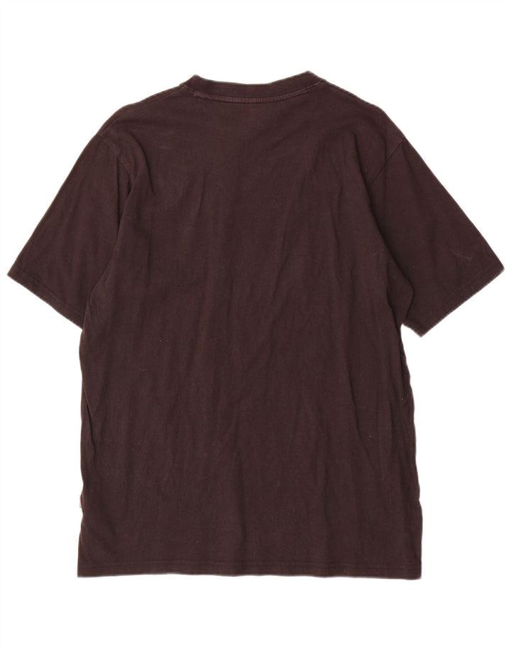 Dickies Mens Graphic T-Shirt Top Medium Black Cotton