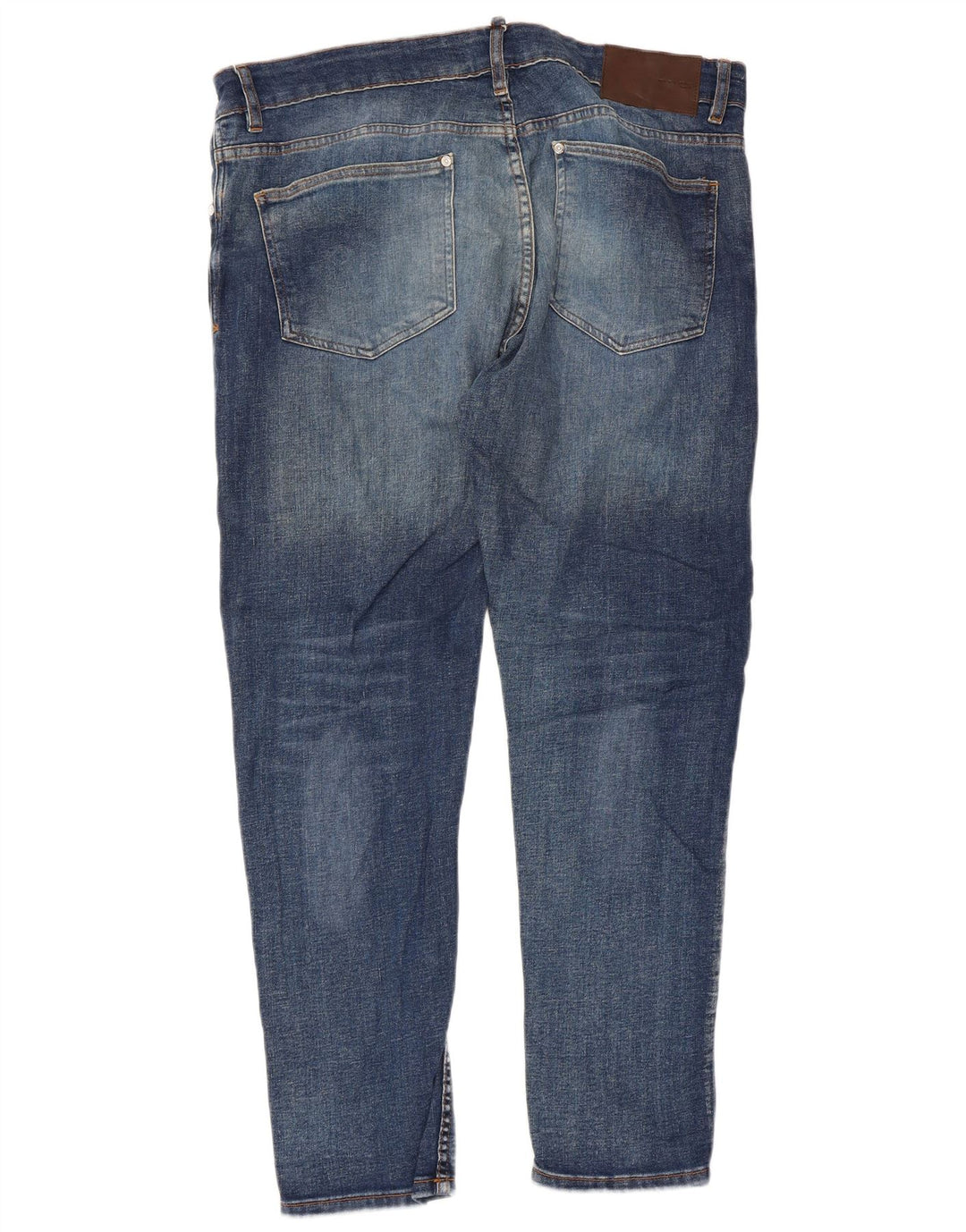 Zara Mens Slim Jeans EU 44 Large W34 L29 Blue Cotton
