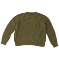 Marks & Spencer Womens Crew Neck Jumper Sweater UK 14 Medium Green Flecked