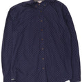 Joules Mens Classic Fit Shirt Medium Navy Blue Spotted