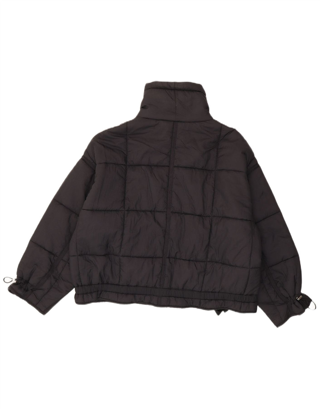 Zara Womens Oversized Padded Jacket UK 14 Medium Black Polyamide