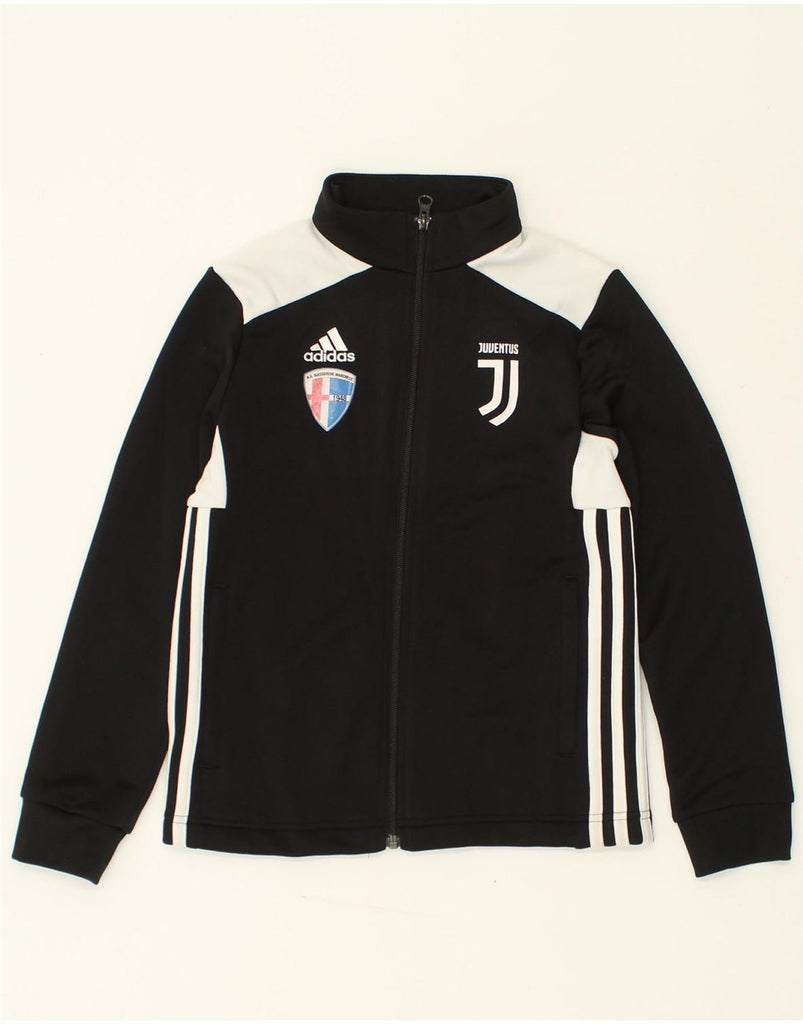 ADIDAS Girls Juventus Full Tracksuit 9-10 Years Small  Black Polyester | Vintage Adidas | Thrift | Second-Hand Adidas | Used Clothing | Messina Hembry 