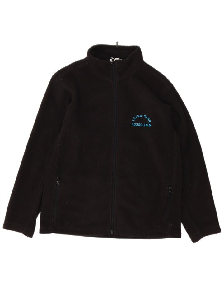 Russell Athletic Boys Fleece Jacket 11-12 Years 2XL Black Polyester