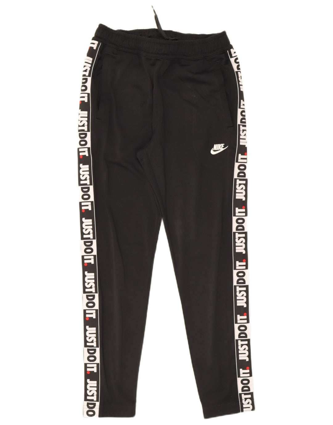 Nike Mens Graphic Tracksuit Trousers Small Black Polyester