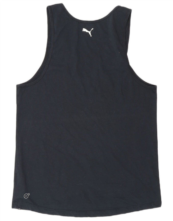 PUMA Mens Graphic Vest Top Large Black
