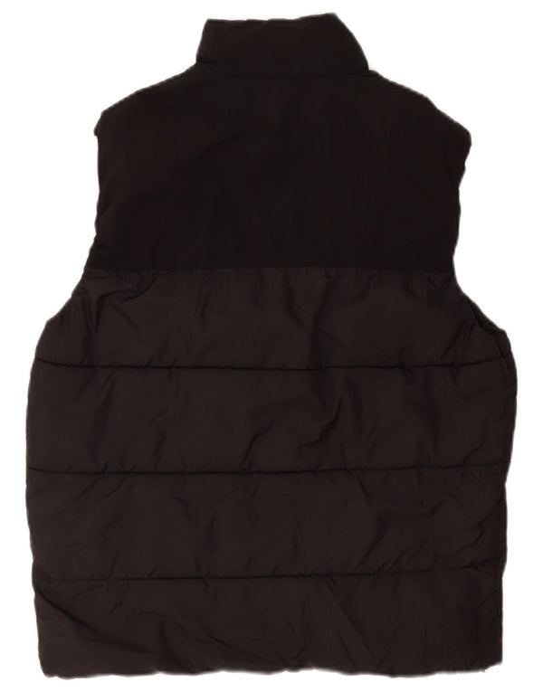 Zara Mens Padded Gilet UK 36 Small Black Polyester