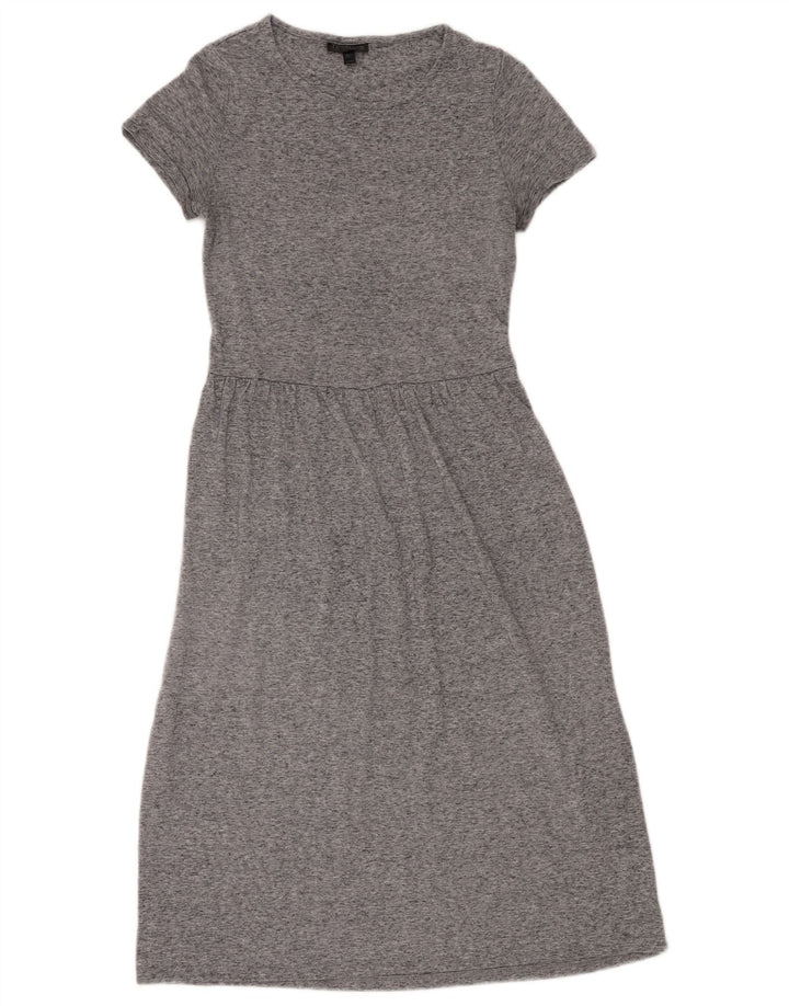 Topshop Womens A-Line Dress UK 8 Small Grey Flecked