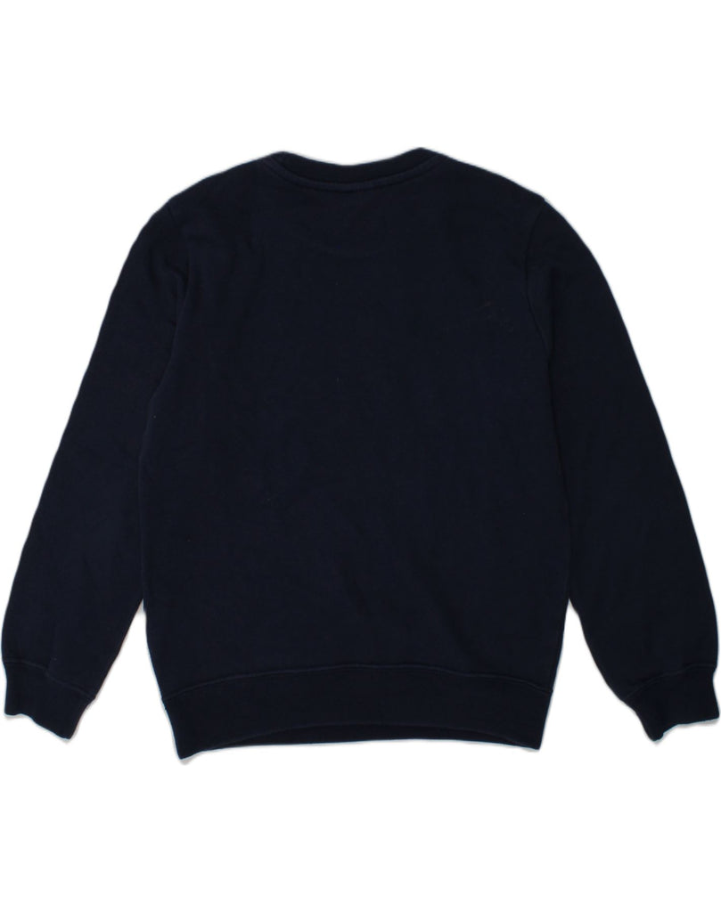 CHAMPION Boys Graphic Sweatshirt Jumper 7-8 Years Small Navy Blue Cotton | Vintage Champion | Thrift | Second-Hand Champion | Used Clothing | Messina Hembry 