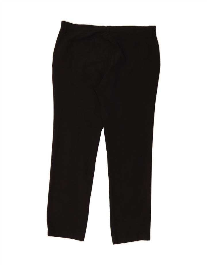 ADIDAS Mens Straight Chino Trousers W38 L31 Black Polyester Vintage Adidas and Second-Hand Adidas from Messina Hembry 