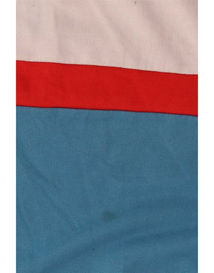 Fila Mens Graphic Sweatshirt Jumper XL Multicoloured Colourblock Cotton