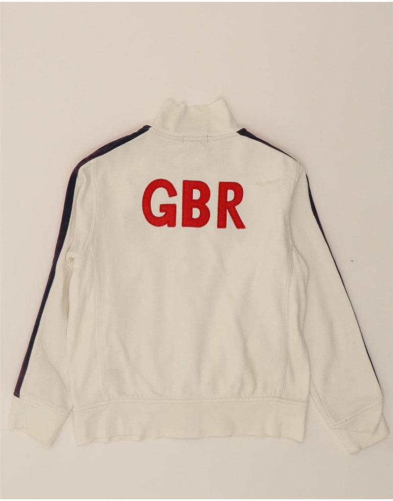 POLO RALPH LAUREN Boys Tracksuit Top Jacket 10-11 Years Medium  White Vintage Polo Ralph Lauren and Second-Hand Polo Ralph Lauren from Messina Hembry 