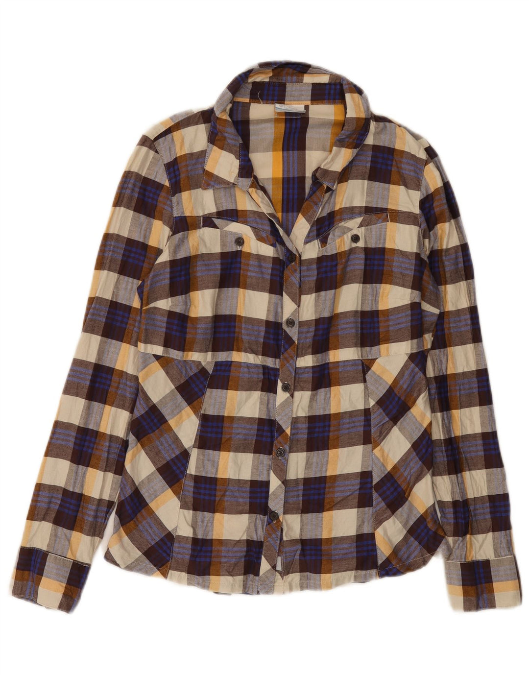 Columbia Womens Flannel Shirt UK 10 Small Multicoloured Check Cotton