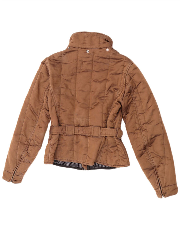 Refrigiwear Womens Rain Jacket UK 12 Medium Brown Polyamide