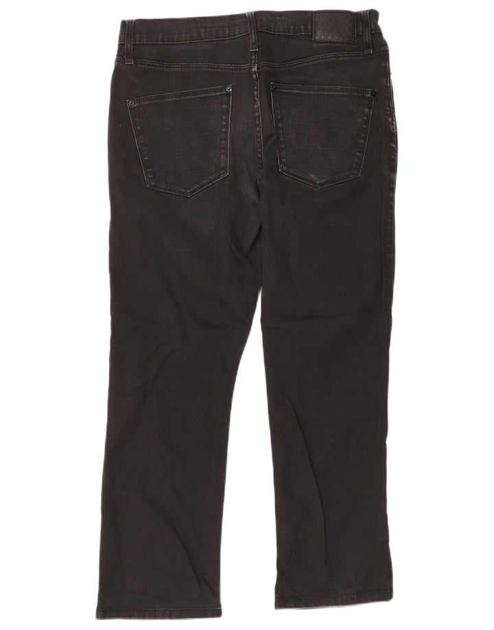 Marks & Spencer Mens Autograph Straight Jeans W34 L29 Black Cotton