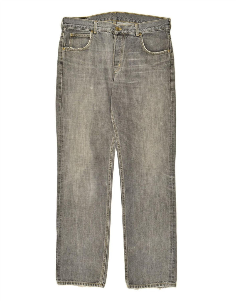 LEE Mens Straight Jeans W36 L33  Grey | Vintage Lee | Thrift | Second-Hand Lee | Used Clothing | Messina Hembry 