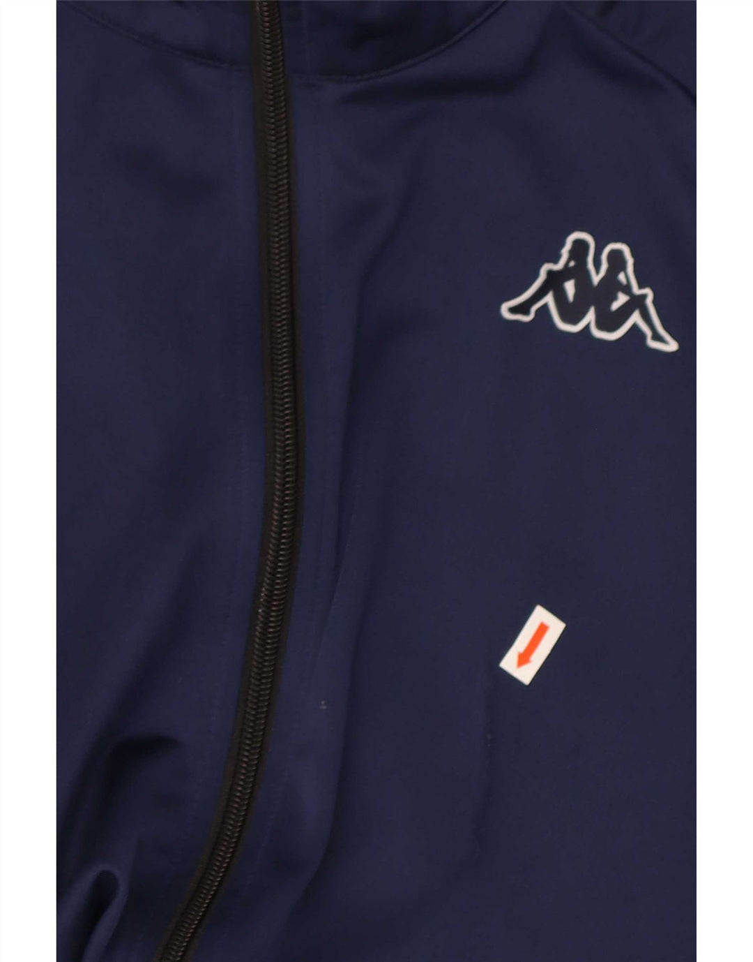 Kappa Mens Graphic Tracksuit Top Jacket Medium Navy Blue Colourblock